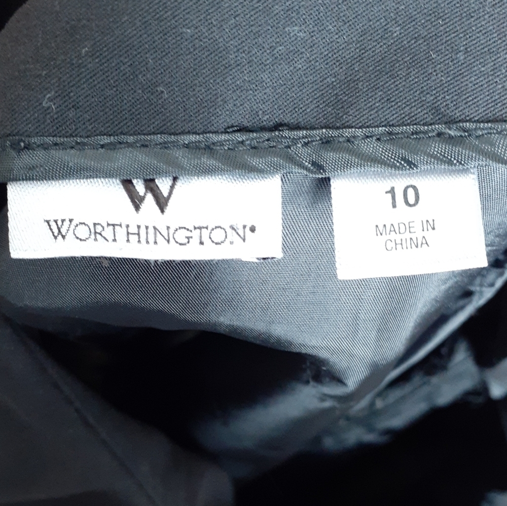 Worthington Layered Skirt Size 10 Back Zip 323 - Picture 4 of 5
